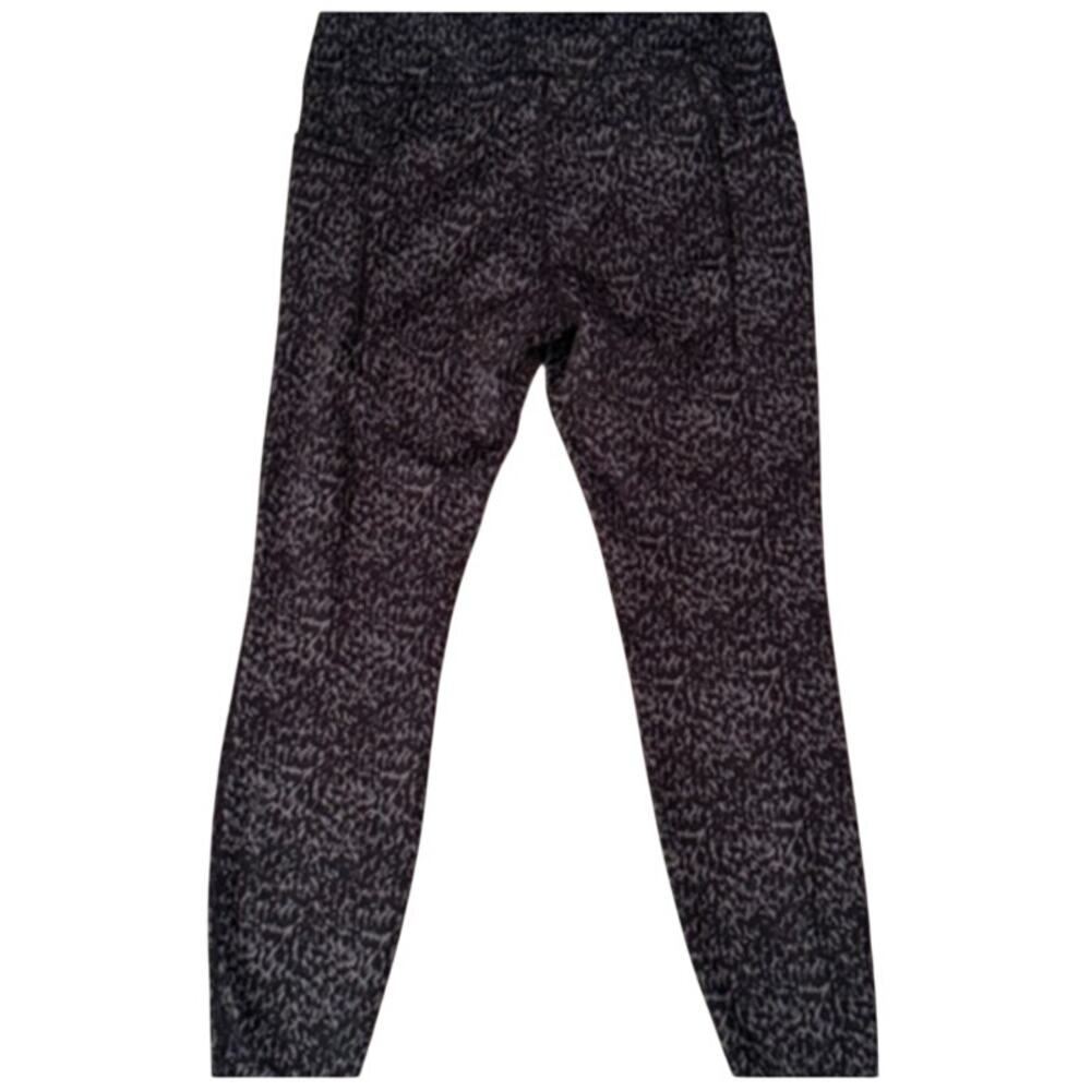 All in Motion Black and Gray High Rise Leggings, Size M